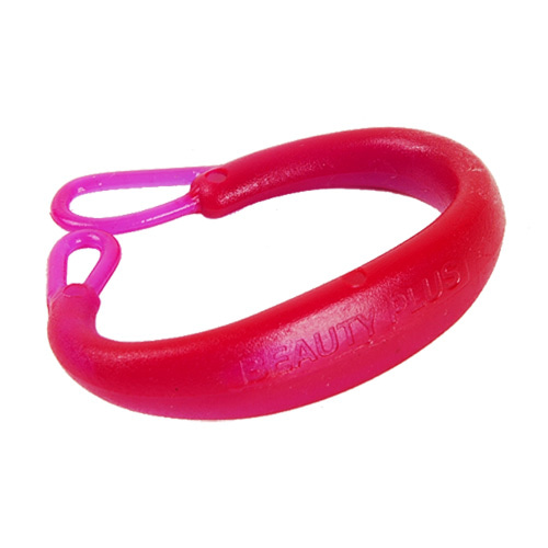 [뷰티플러스] 웰빙 파마지용 고무줄홀더 2개입 색상랜덤 (핑크/초록)
