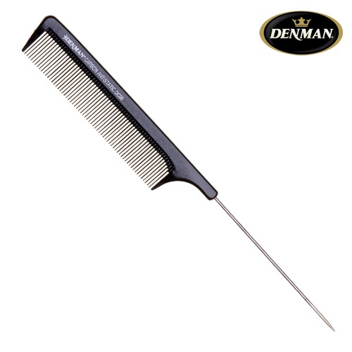 [DENMAN] 덴맨 CARBON ANTISTATIC COMB(카본 콤보 커트빗) DC06(Pin Tail comb)