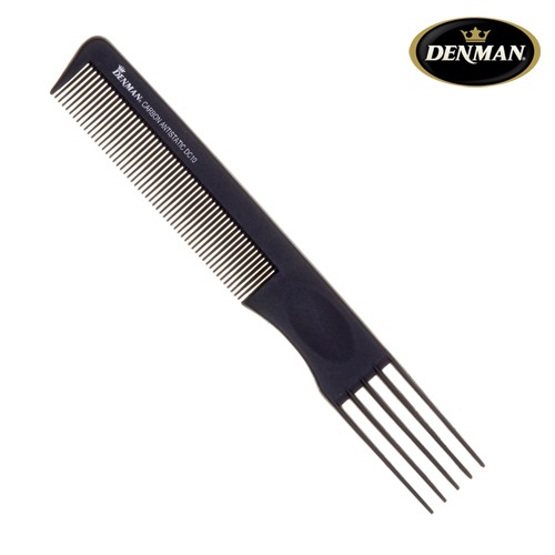[DENMAN] 덴맨 CARBON ANTISTATIC COMB(카본 콤보 커트빗) DC10(Styling &amp; lifting comb)