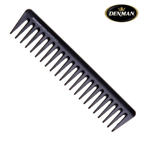 [DENMAN] 덴맨 CARBON ANTISTATIC COMB(카본 콤보 커트빗) DC11(Detangling comb)