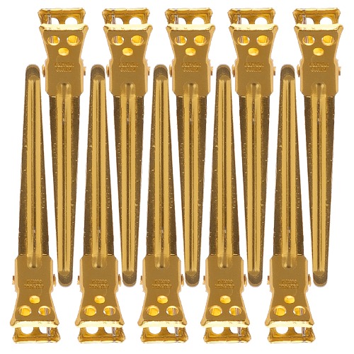 [Y.S.PARK] 알루미늄 핀셋 Clips-M 골드(GOLD) 70mm 1세트(10入)