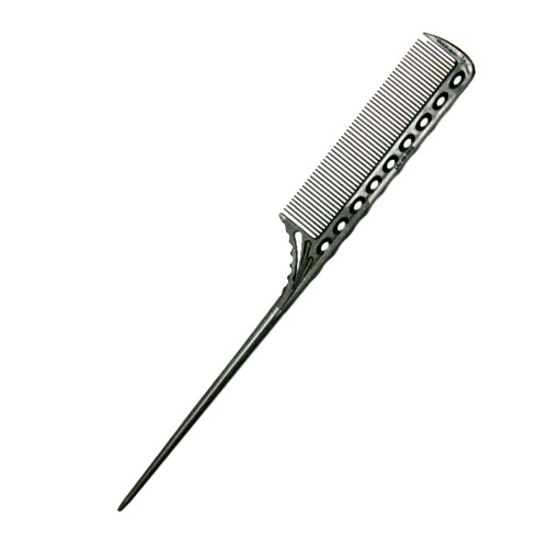 [Y.S.PARK] 빠른 와인딩 꼬리빗(Super Winding Tail Grip Comb) YS-107 블랙(Black) 218mm