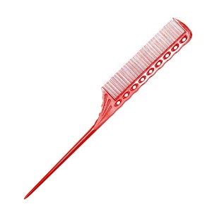 [Y.S.PARK] 빽콤 꼬리빗(Back Combing Wet Updo Comb) YS-115 레드(Red) 219mm