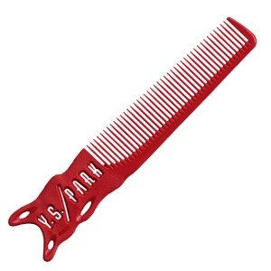 [Y.S.PARK] 짧은 헤어 디자인 빗(Short Hair Design Comb) YS-209 레드(Red) 205mm